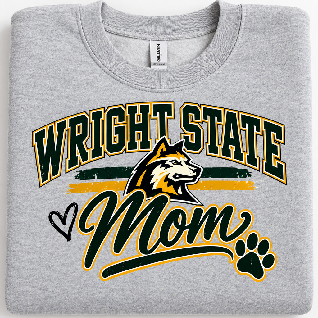 Wright State Mom Pride Crewneck | Modern Grace Boutique