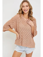 Lightweight Knit Sweater Top