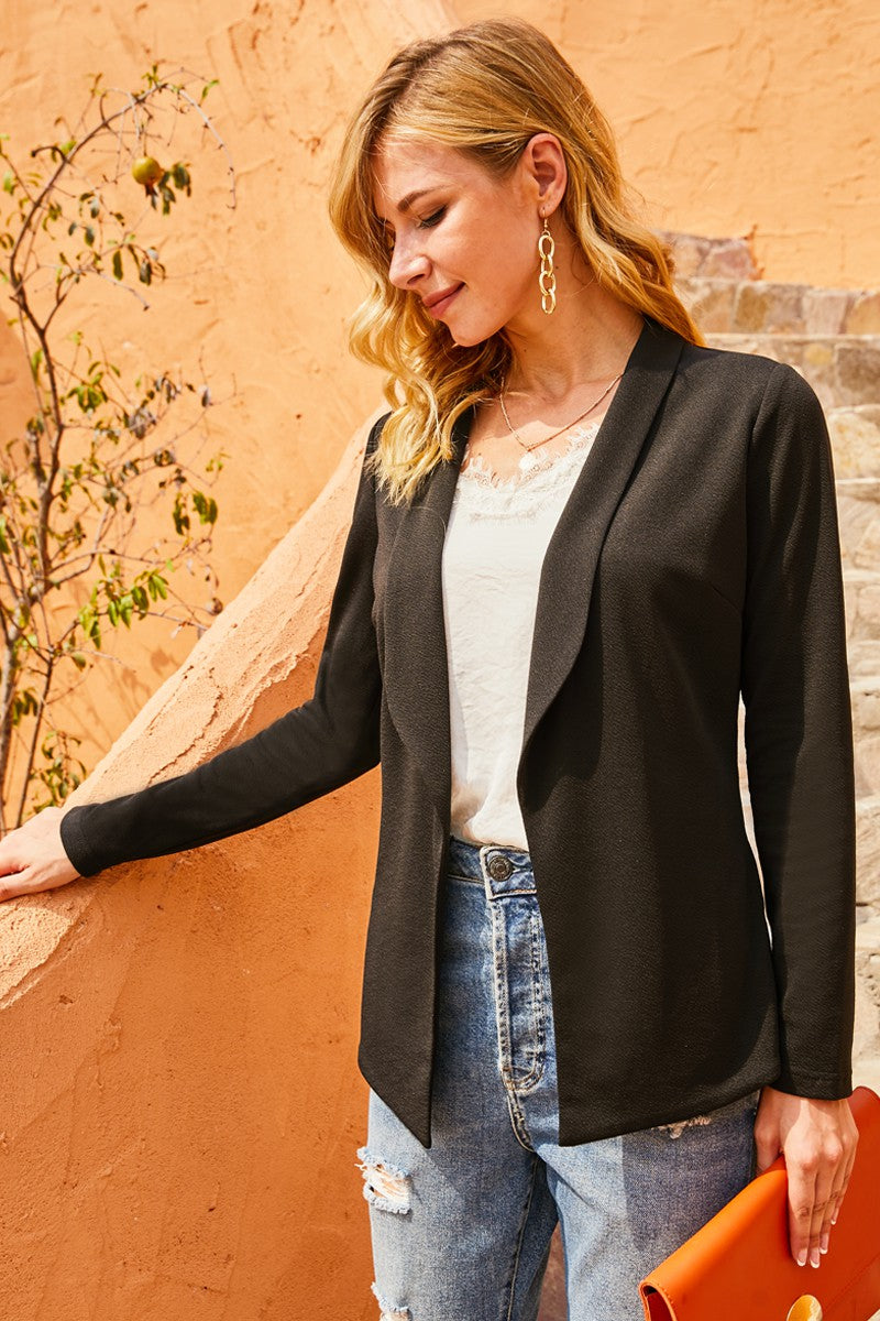 Tailored with A Draped Blazer
