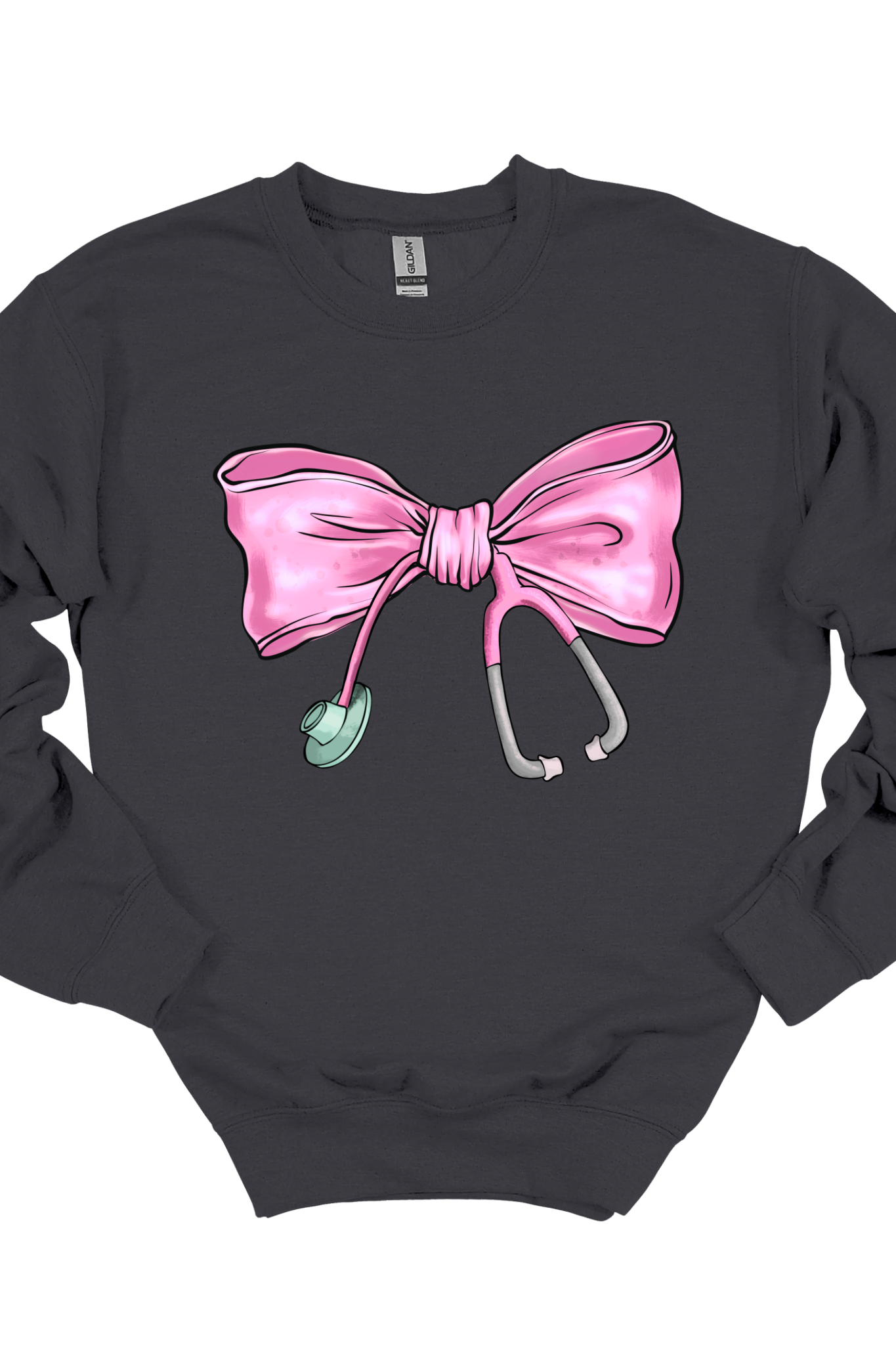 Pink Bow Stethoscope Graphic Tee / Crewneck / Hoodie