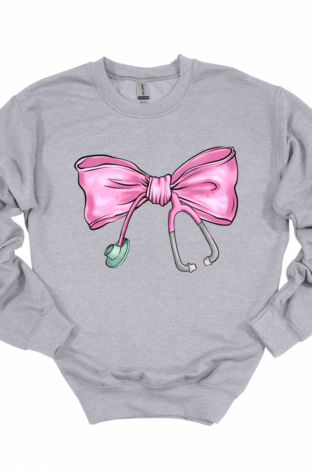 Pink Bow Stethoscope Graphic | Modern Grace Boutique