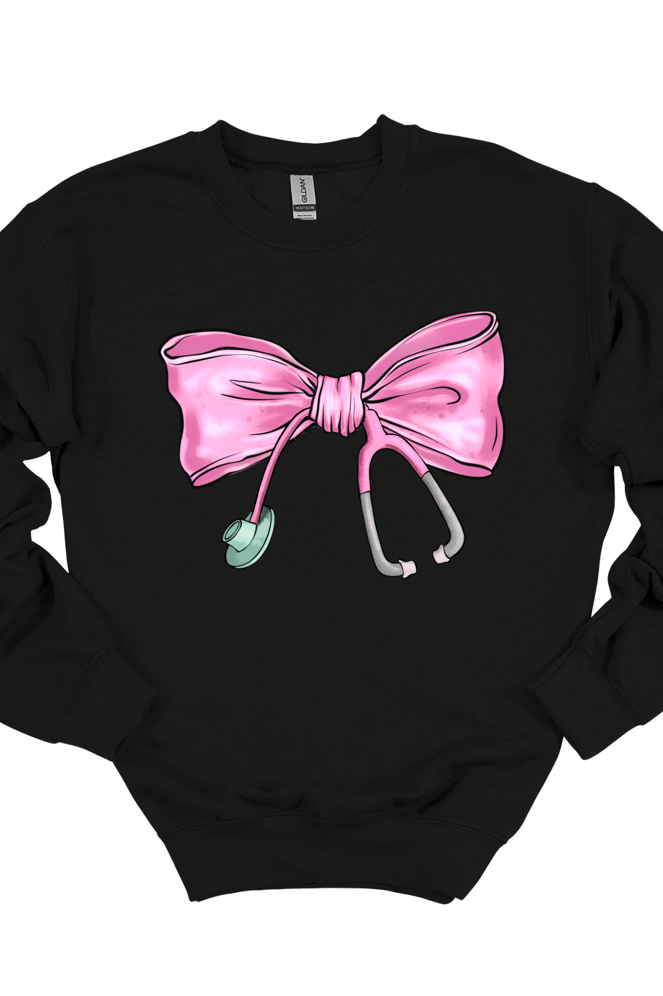 Pink Bow Stethoscope Graphic Tee / Crewneck / Hoodie