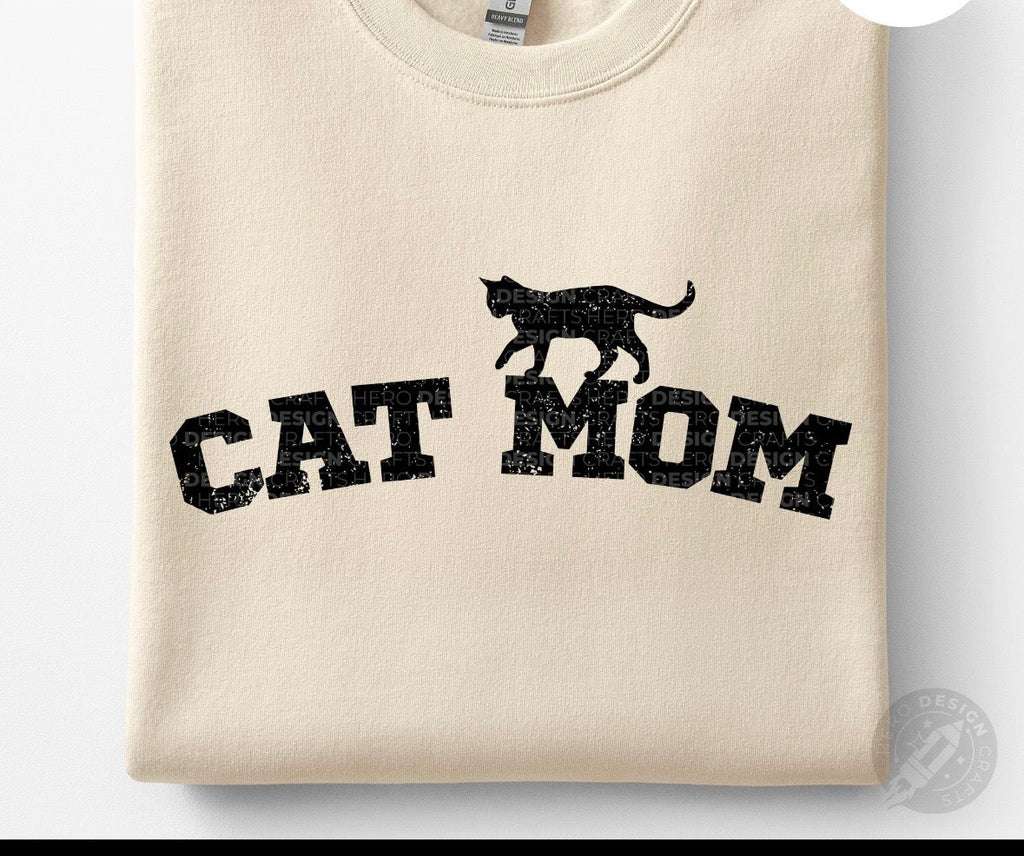 Purrfectly Cozy Cat Mom | T-Shirt, Crewneck & Hoodie | Modern Grace Boutique
