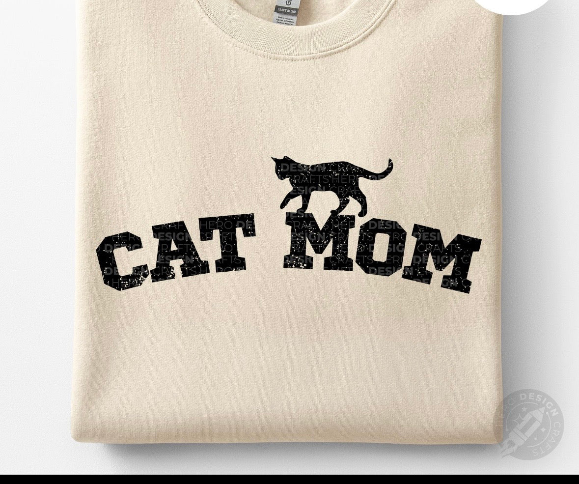 Purrfectly Cozy Cat Mom