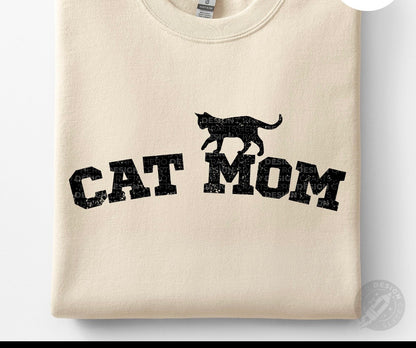 Purrfectly Cozy Cat Mom