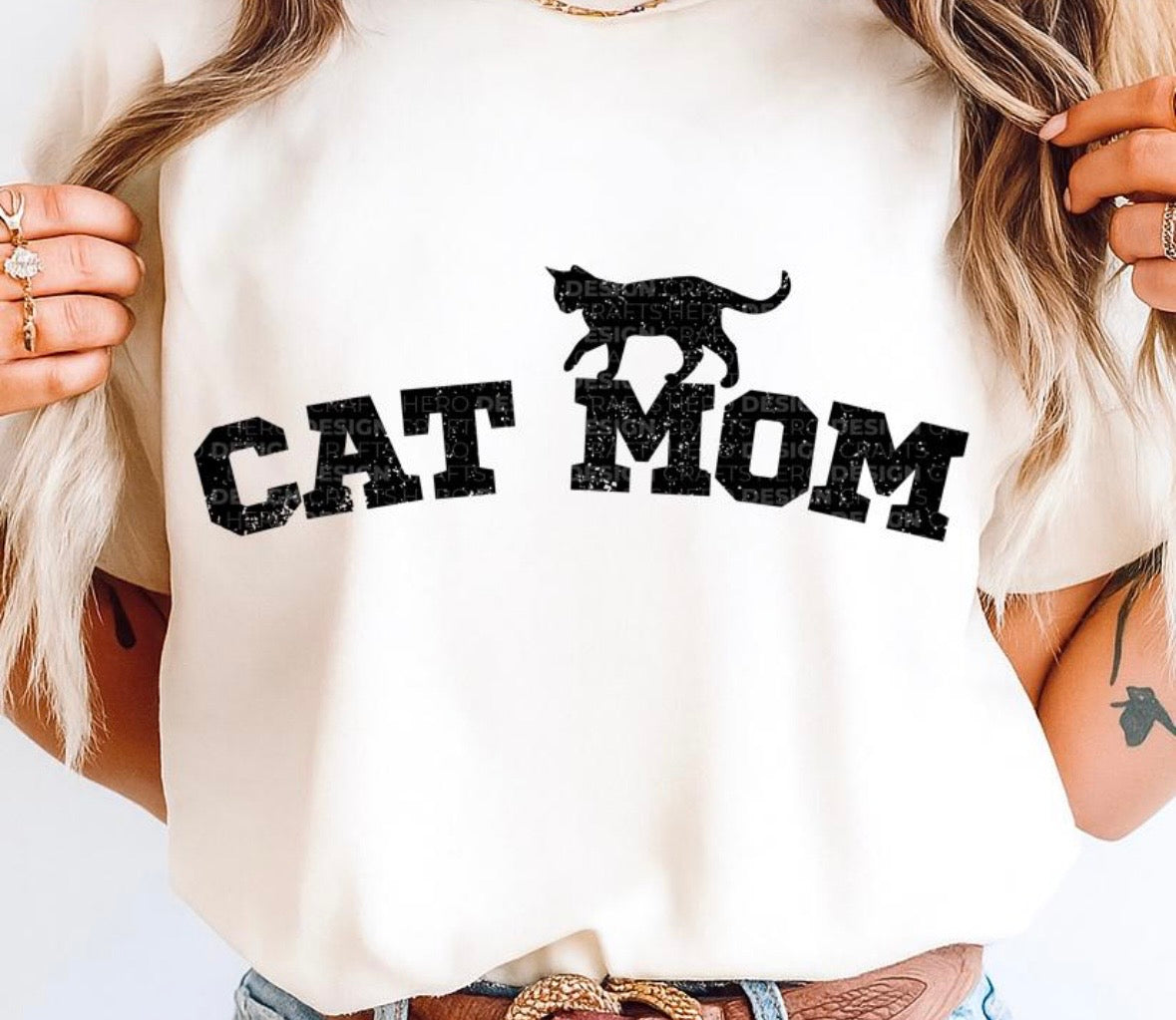 Purrfectly Cozy Cat Mom