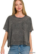 Everyday Mineral Wash Pocket Tee | Modern Grace Boutique