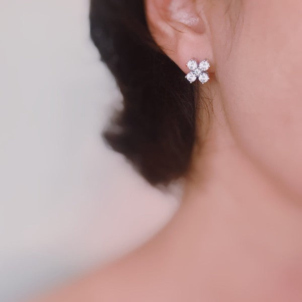 Blossom Sparkle Stud Earrings