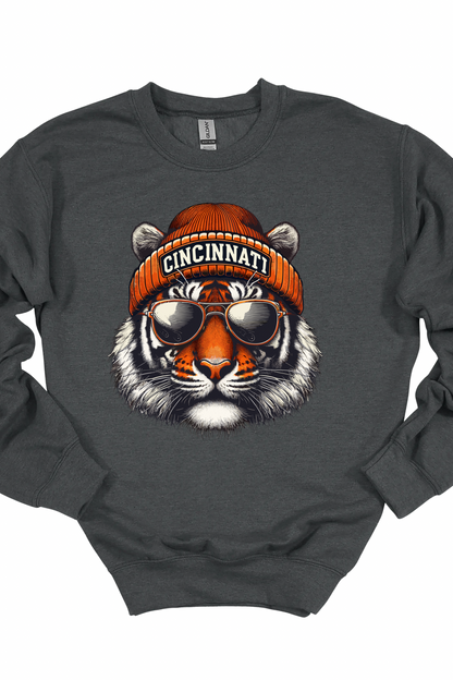 Cincinnati Football Sweatshirt – Bengal's Fan Crewneck Graphic Sweatshirt
