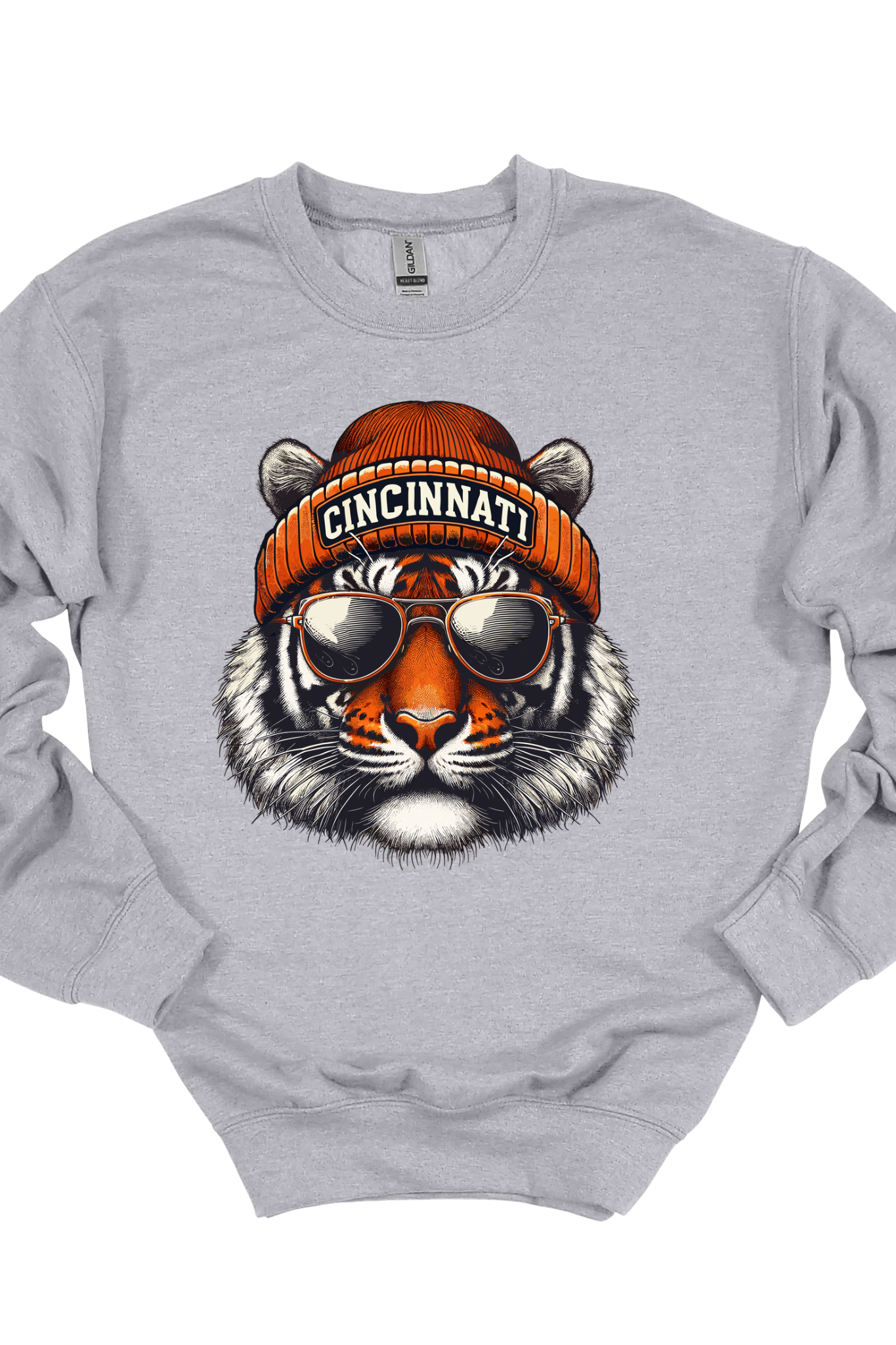 Cincinnati Football Sweatshirt – Bengal's Fan Crewneck Graphic Sweatshirt