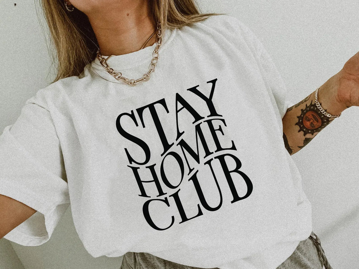 Stay Home Club Crewneck | T-Shirt, Crewneck & Hoodie