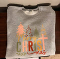Merry CHRISTmas Crewneck | T-Shirt, Crewneck & Hoodie | Modern Grace Boutique