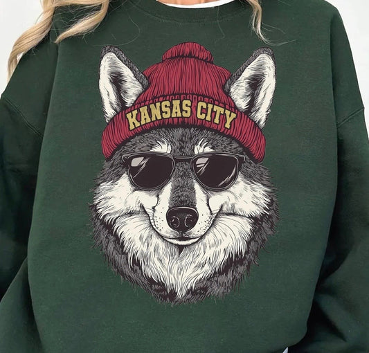 Kansas City Football- Crew Neck